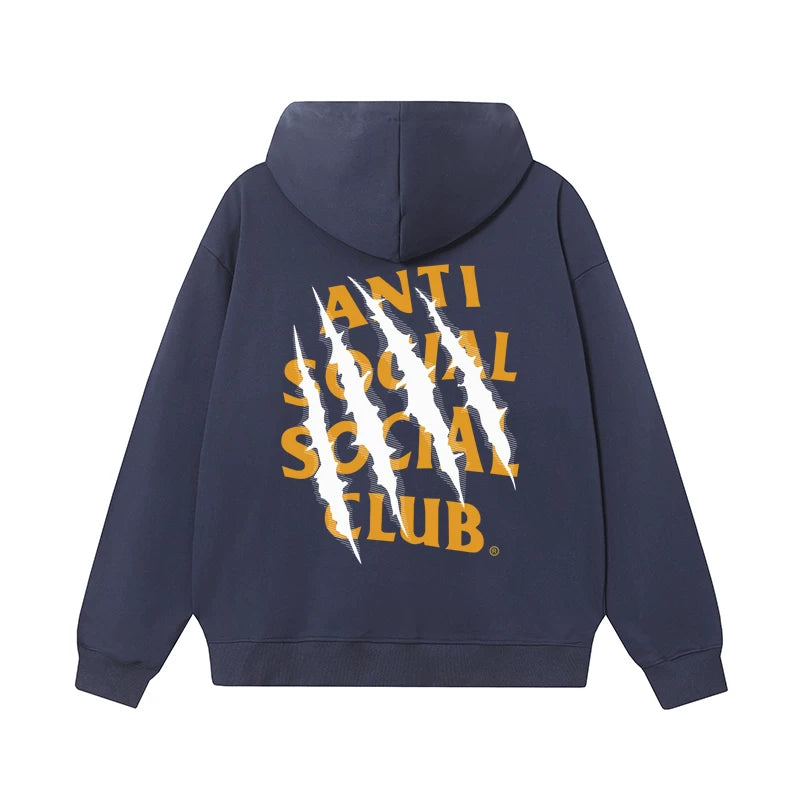 Anti Social Social Club Claw Navy Hoodie