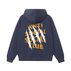 Anti Social Social Club Claw Navy Hoodie