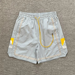 Rhude Side Graphic Nylon Casual Shorts