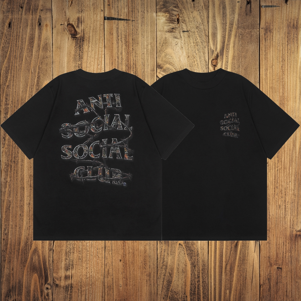 ASSC Black Tee – Vintage Back Print