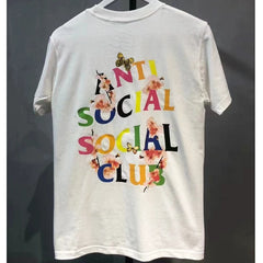 ASSC White Tee – Colorful Floral Print