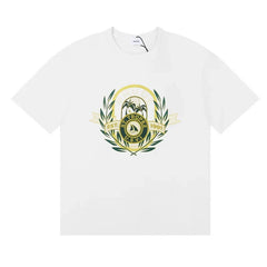 Rhude Laurel Crest Badge Graphic Oversized Tee White