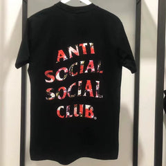 ASSC Black Tee – Flower Logo Print
