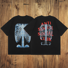 ASSC Black Tee – Skeleton Back Print