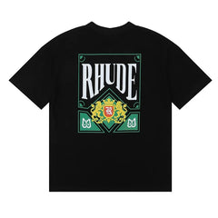 Rhude Crest Logo Back Print Oversized Tee