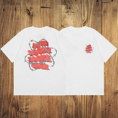 ASSC White Tee – Red Wire Graphic