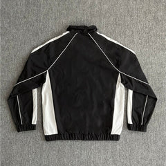 Rhude Black White Color Block Track Jacket