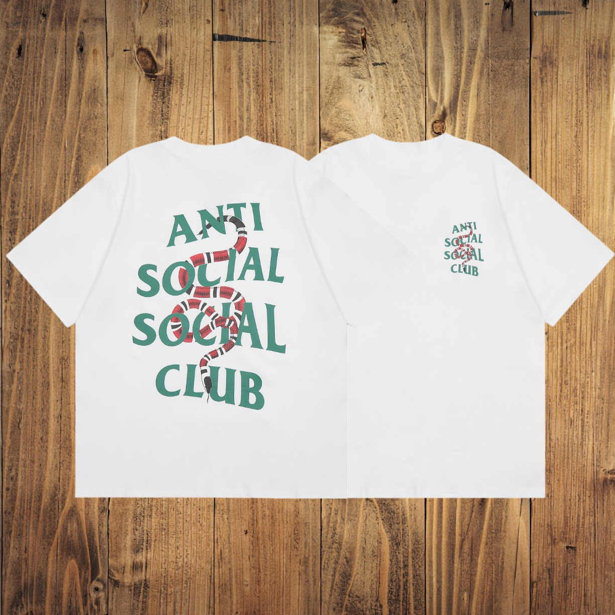 ASSC Snake White Tee