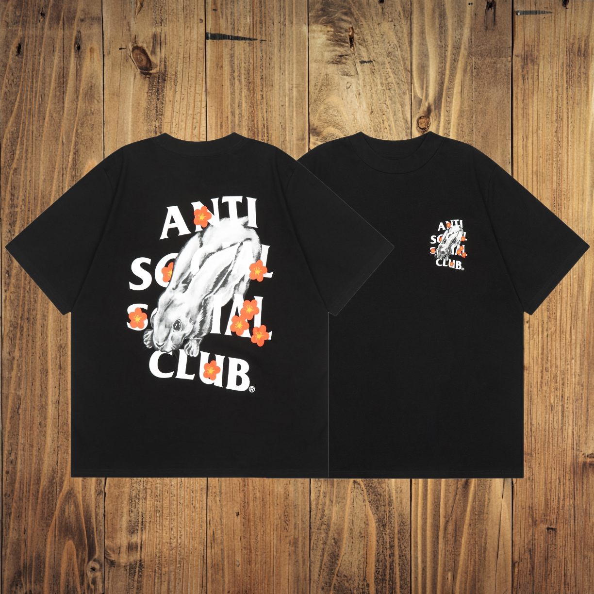 ASSC Rabbit Flower Logo Tee
