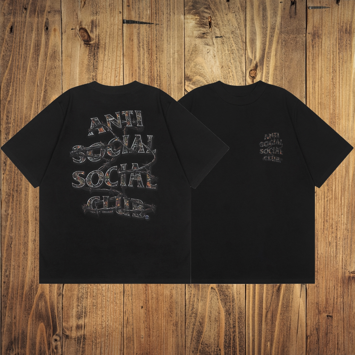 ASSC Black Tee – Vintage Back Print