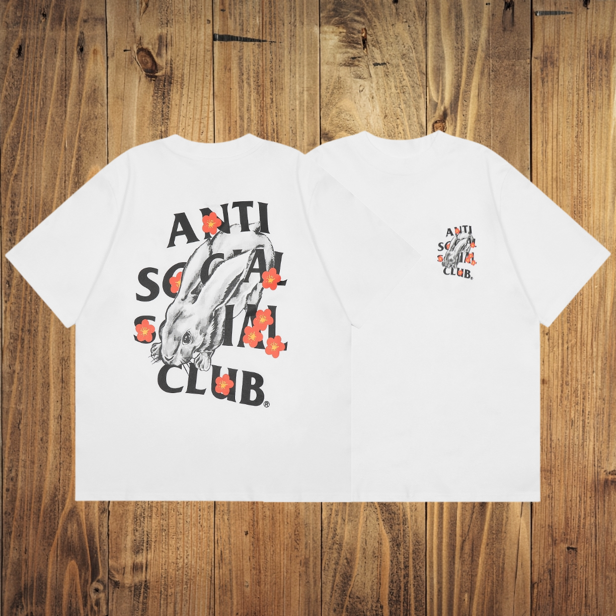 ASSC Rabbit Flower White Tee