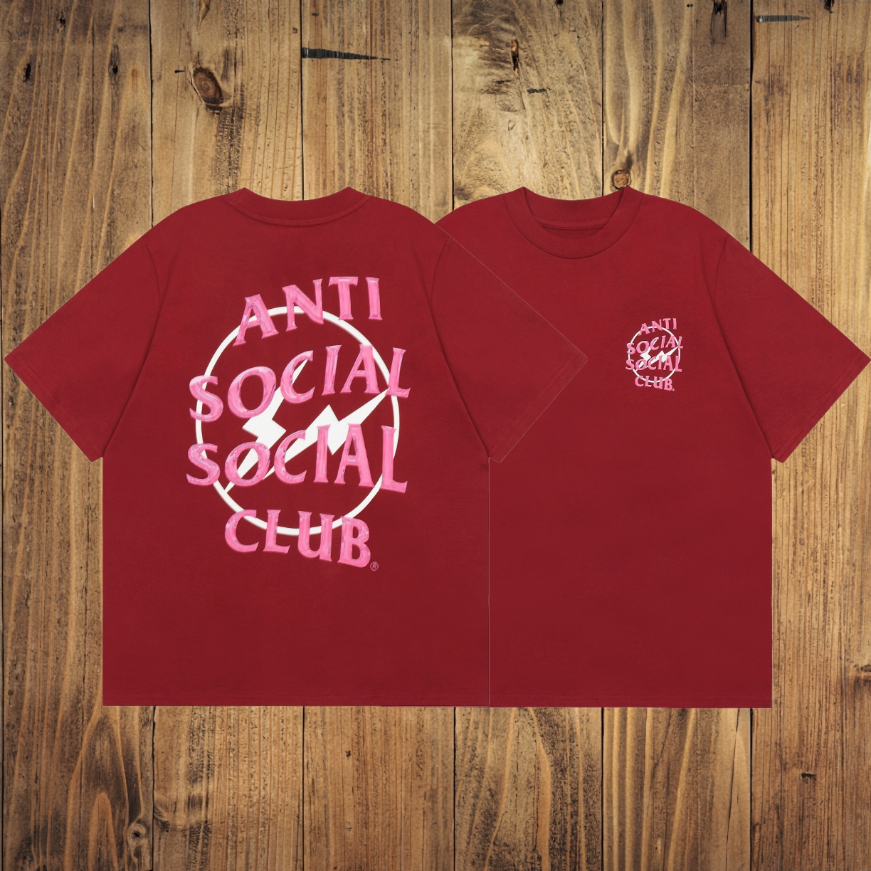 ASSC Pink Red Logo Tee