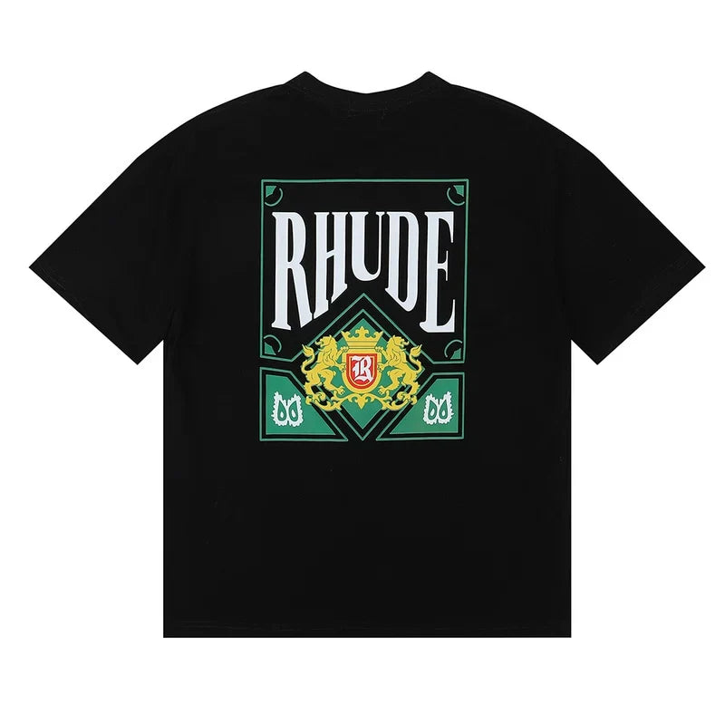 Rhude Crest Logo Back Print Oversized Tee