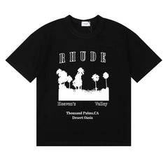 Rhude Men Desert Oasis Thousand Palms CA Boxy Fit Streetwear Tee
