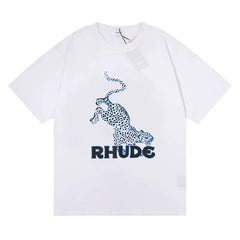 Rhude Leopard Graphic Short Sleeve Tee